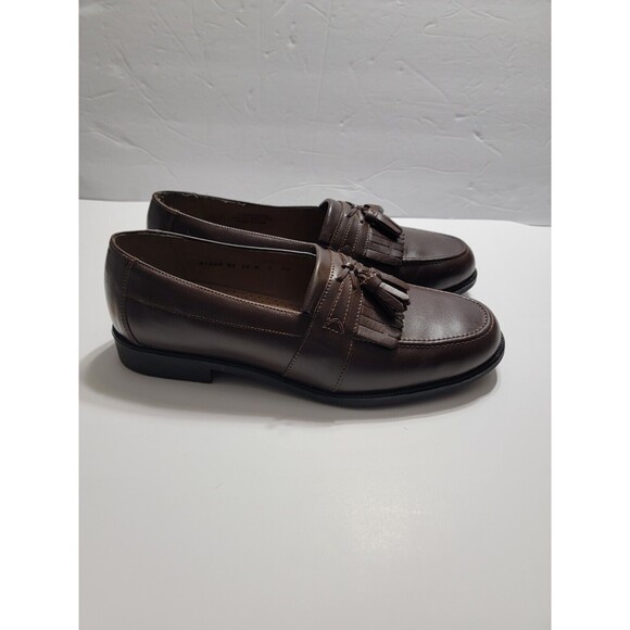 Nunn Bush Norwood  Shoes Sz 10 M Brown Loafer Leather Men 81359